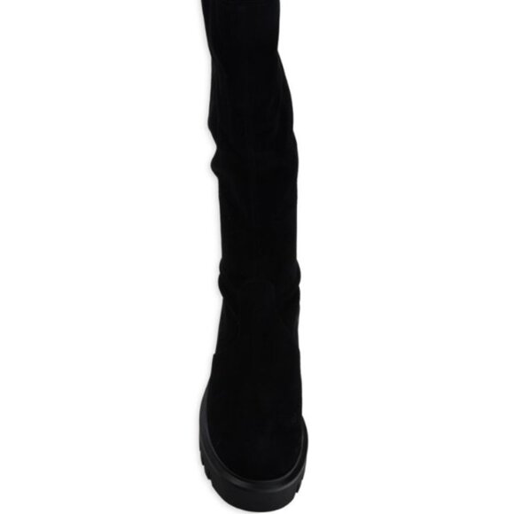 Stuart Weitzman Chalet Over-The-Knee Suede Boots - Picture 3 of 4